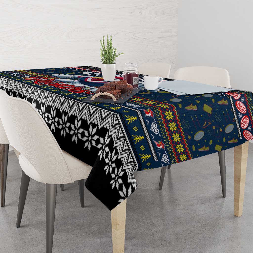 Roosters Rugby Xmas Tablecloth Australia NRL Mascot