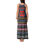 Personalized Roosters Rugby Xmas Tank Maxi Dress Australia NRL Mascot