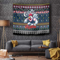 Roosters Rugby Xmas Tapestry Australia NRL Mascot