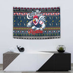Roosters Rugby Xmas Tapestry Australia NRL Mascot