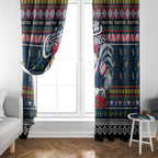 Roosters Rugby Xmas Window Curtain Australia NRL Mascot