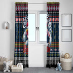 Roosters Rugby Xmas Window Curtain Australia NRL Mascot