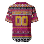 Personalized Broncos Rugby Xmas Baseball Jersey Australia NRL Mascot