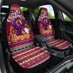 Broncos Rugby Xmas Car Seat Cover Australia NRL Mascot
