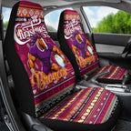 Broncos Rugby Xmas Car Seat Cover Australia NRL Mascot
