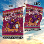 Broncos Rugby Xmas Garden Flag Australia NRL Mascot