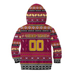 Personalized Broncos Rugby Xmas Kid Hoodie Australia NRL Mascot