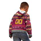 Personalized Broncos Rugby Xmas Kid Hoodie Australia NRL Mascot