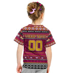 Personalized Broncos Rugby Xmas Kid T Shirt Australia NRL Mascot