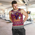 Personalized Broncos Rugby Xmas Men Tank Top Australia NRL Mascot