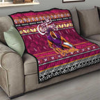 Broncos Rugby Xmas Quilt Australia NRL Mascot