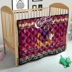 Broncos Rugby Xmas Quilt Australia NRL Mascot