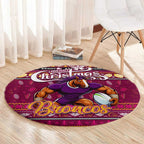 Broncos Rugby Xmas Round Carpet Australia NRL Mascot