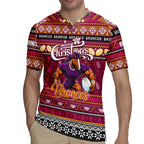 Personalized Broncos Rugby Xmas Rugby Jersey Australia NRL Mascot