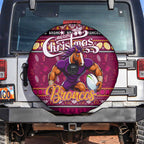 Broncos Rugby Xmas Spare Tire Cover Australia NRL Mascot