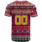 Personalized Broncos Rugby Xmas T Shirt Australia NRL Mascot