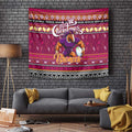 Broncos Rugby Xmas Tapestry Australia NRL Mascot