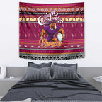 Broncos Rugby Xmas Tapestry Australia NRL Mascot