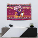 Broncos Rugby Xmas Tapestry Australia NRL Mascot