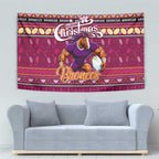 Broncos Rugby Xmas Tapestry Australia NRL Mascot