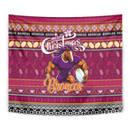 Broncos Rugby Xmas Tapestry Australia NRL Mascot