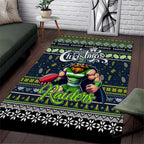 Raiders Rugby Xmas Area Rug Australia NRL Mascot