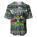 Personalized Raiders Rugby Xmas Baseball Jersey Australia NRL Mascot