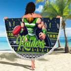 Raiders Rugby Xmas Beach Blanket Australia NRL Mascot
