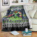 Raiders Rugby Xmas Blanket Australia NRL Mascot