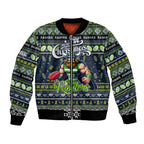 Personalized Raiders Rugby Xmas Bomber Jacket Australia NRL Mascot
