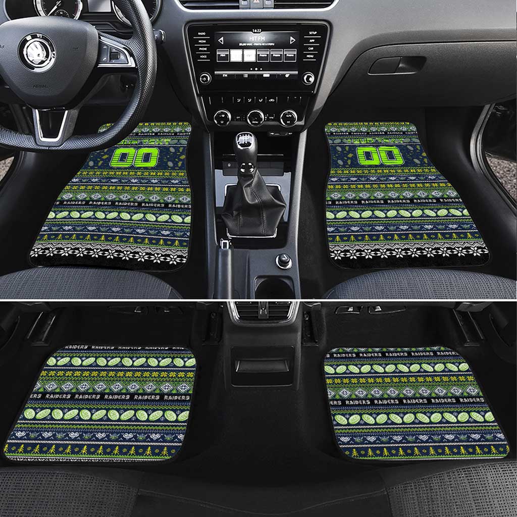 Raiders Rugby Xmas Car Mats Australia NRL Mascot