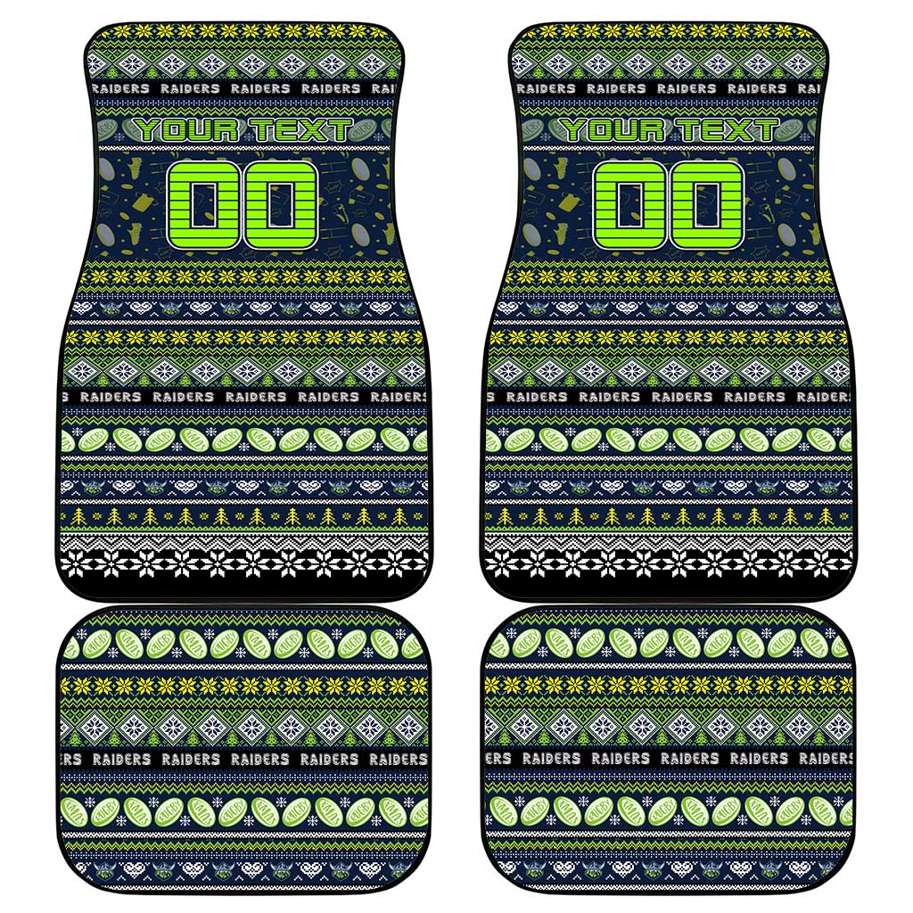 Raiders Rugby Xmas Car Mats Australia NRL Mascot