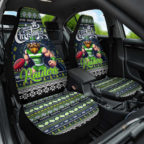 Raiders Rugby Xmas Car Seat Cover Australia NRL Mascot