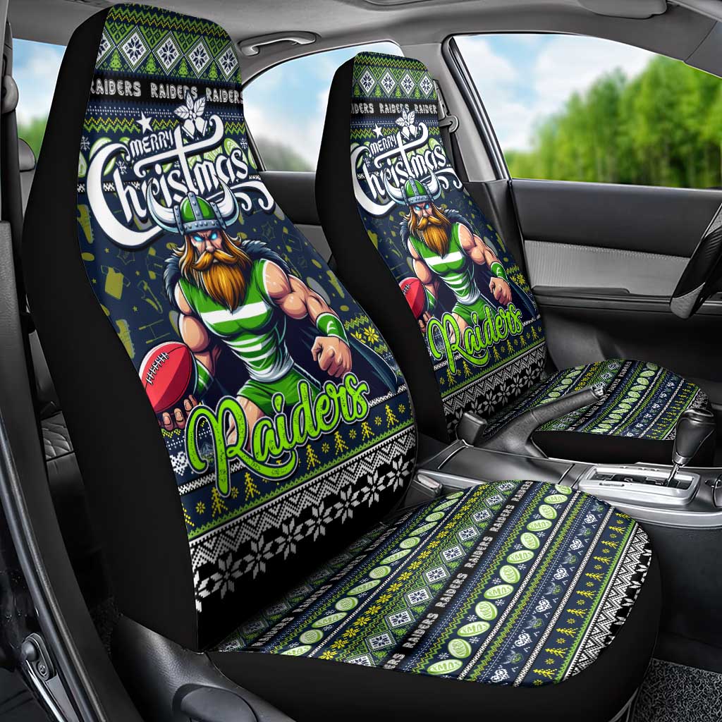 Raiders Rugby Xmas Car Seat Cover Australia NRL Mascot