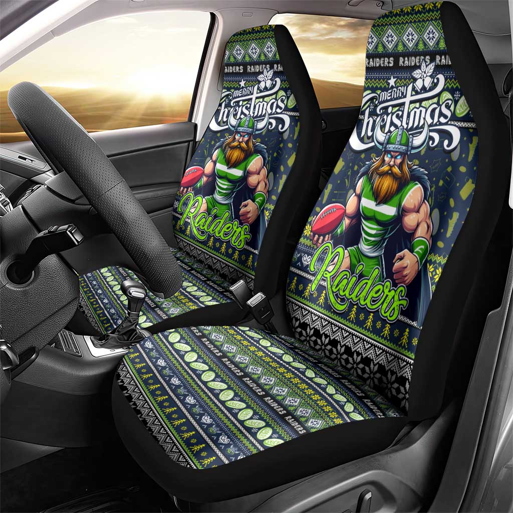 Raiders Rugby Xmas Car Seat Cover Australia NRL Mascot