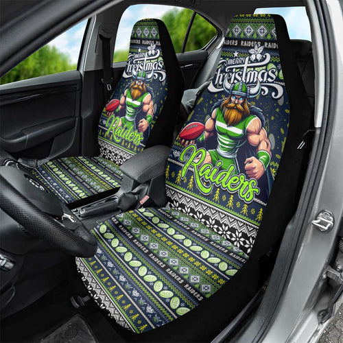Raiders Rugby Xmas Car Seat Cover Australia NRL Mascot
