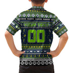 Personalized Raiders Rugby Xmas Kid Hawaiian Shirt Australia NRL Mascot