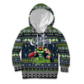 Personalized Raiders Rugby Xmas Kid Hoodie Australia NRL Mascot