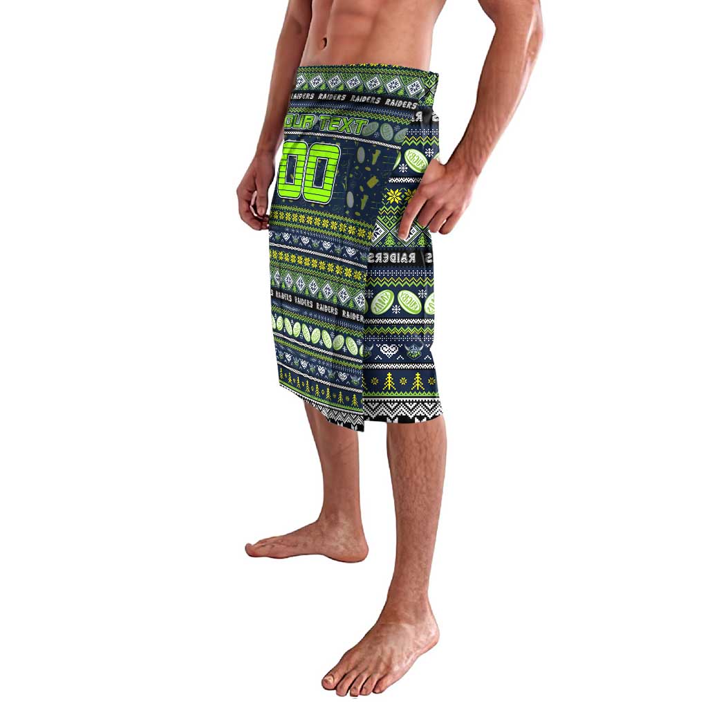 Personalized Raiders Rugby Xmas Lavalava Australia NRL Mascot