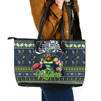 Raiders Rugby Xmas Leather Tote Bag Australia NRL Mascot