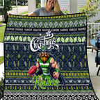 Raiders Rugby Xmas Quilt Australia NRL Mascot