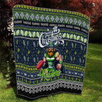 Raiders Rugby Xmas Quilt Australia NRL Mascot