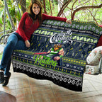 Raiders Rugby Xmas Quilt Australia NRL Mascot