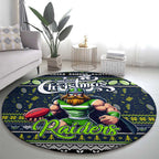 Raiders Rugby Xmas Round Carpet Australia NRL Mascot