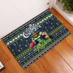 Raiders Rugby Xmas Rubber Doormat Australia NRL Mascot