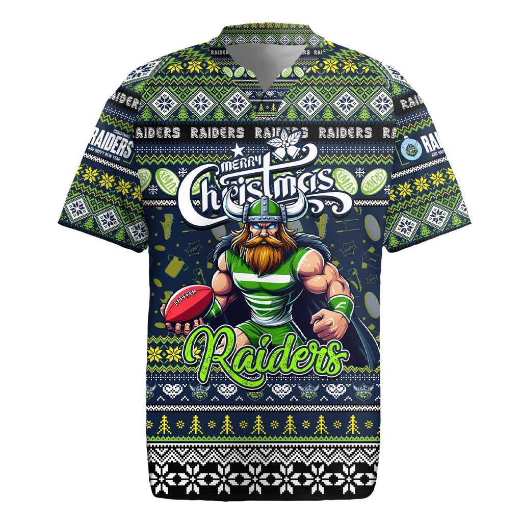 Personalized Raiders Rugby Xmas Rugby Jersey Australia NRL Mascot