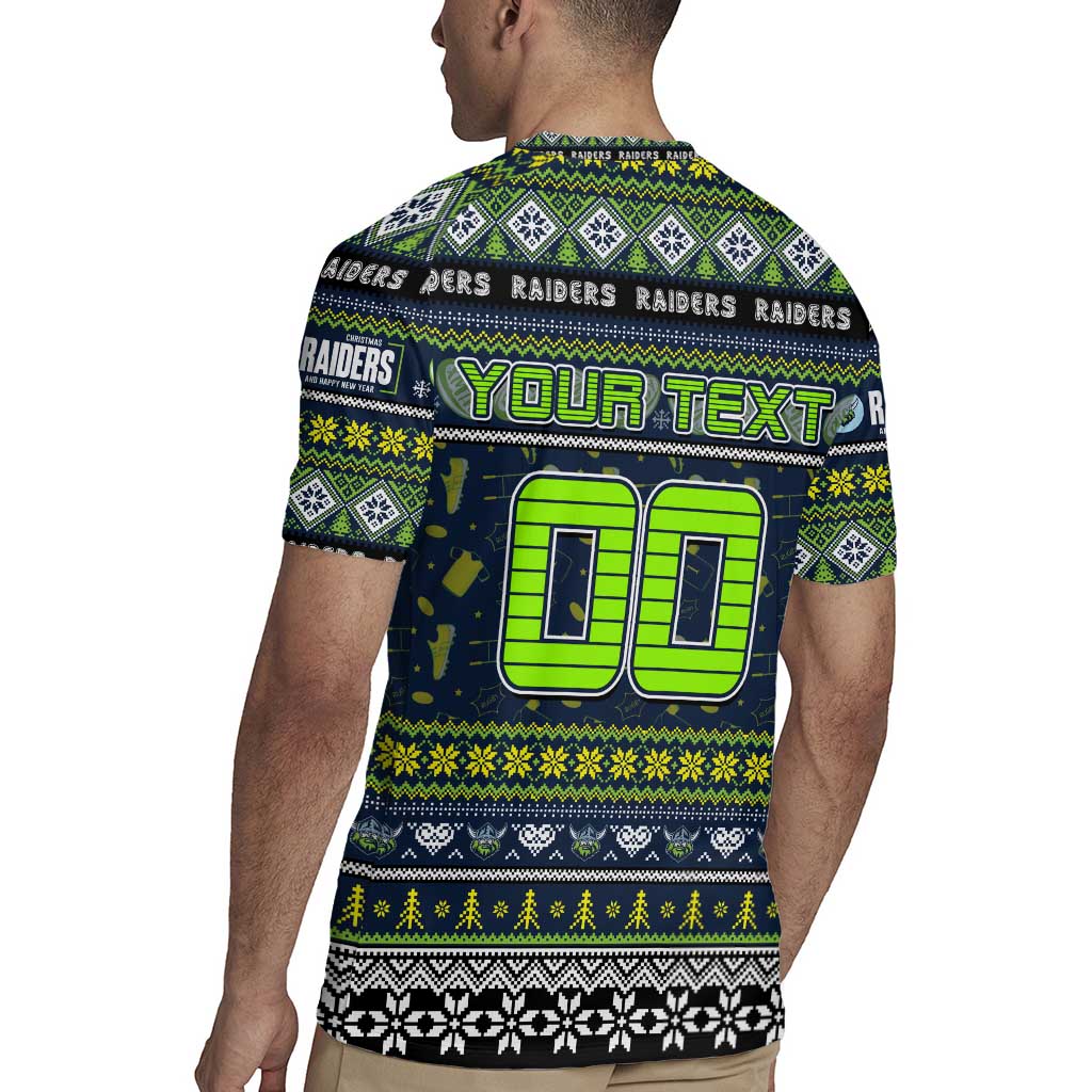 Personalized Raiders Rugby Xmas Rugby Jersey Australia NRL Mascot