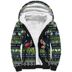 Personalized Raiders Rugby Xmas Sherpa Hoodie Australia NRL Mascot