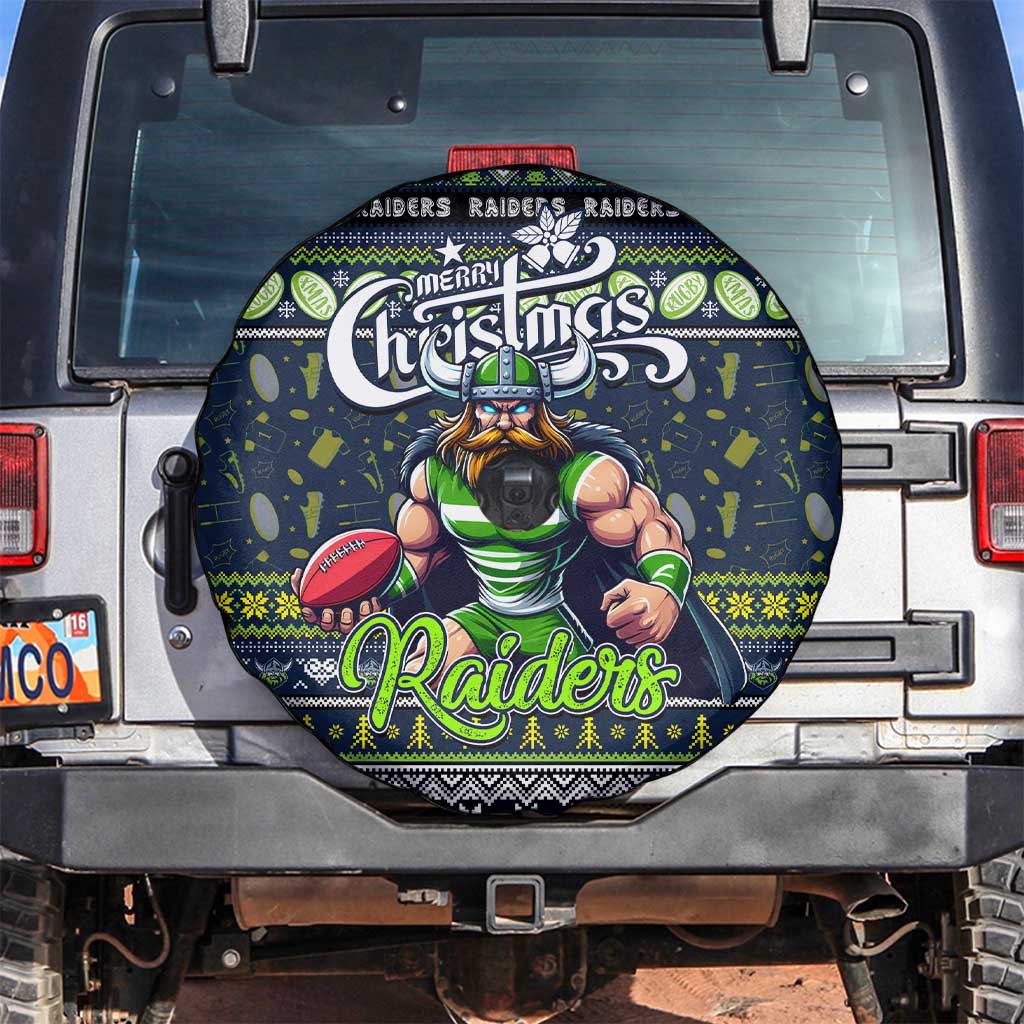 Raiders Rugby Xmas Spare Tire Cover Australia NRL Mascot