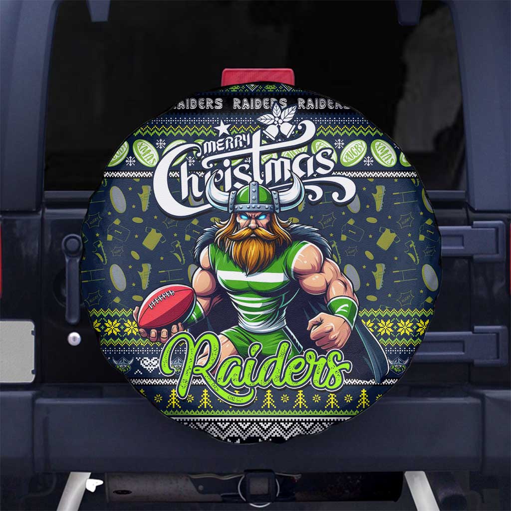 Raiders Rugby Xmas Spare Tire Cover Australia NRL Mascot